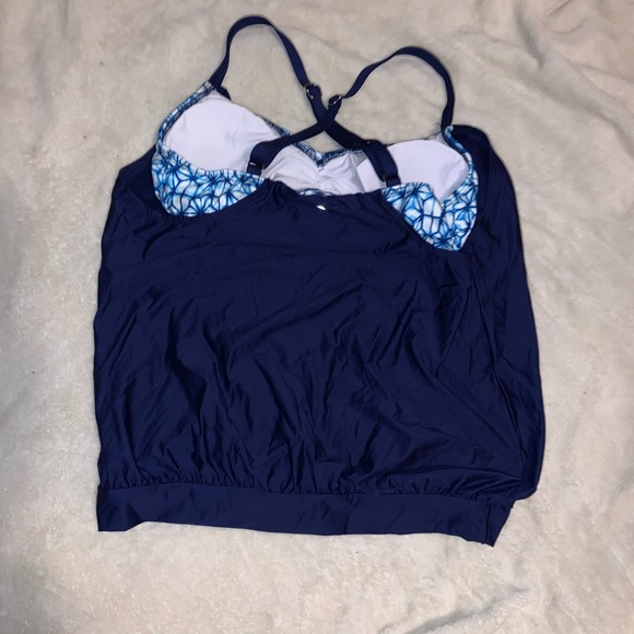 next Women's Double Up Swimsuit Tankini Top 32 B/C - Picture 5 of 8